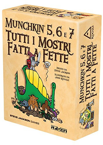 Raven - Munchkin 5, 6 und 7 - Alle Monster aus Scheiben
