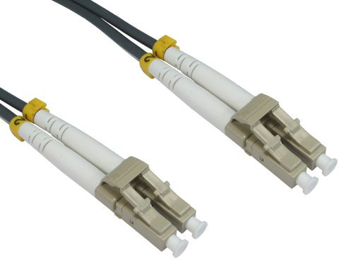 kenable OM1 Fibre Optic Cable LC to LC Duplex Multimode 62.5/125 LSZH Grey 1m