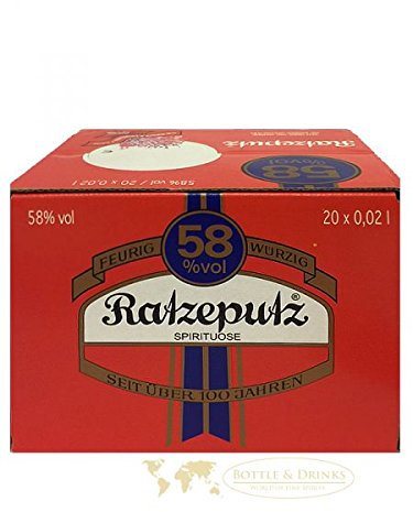 Ratzeputz Kräuterlikör 20 x 2 cl Miniaturen