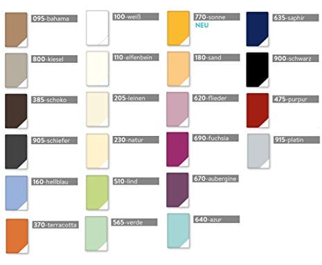 Estella Zwirn-Jersey Topper Spannbetttuch Spannbettlaken für Topper von 7-10 cm in allen Größen und verschiedenen Farben GRATIS 1x SCHAL GRATIS (180x200 cm, weiss (100))