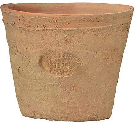 Esschert Design Macetero redondo de terracota de 9 cm de alto