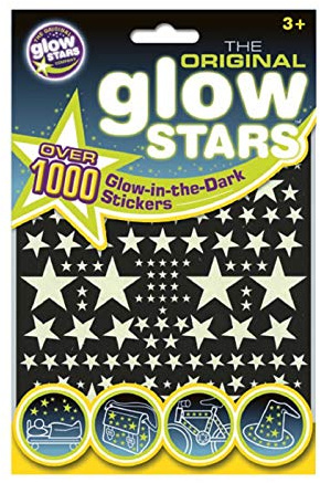 The Original Glowstars Company B8002 Glow-in-The-Dark, 1000 Stickers,