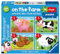 Ravensburger On The Farm, My First Jigsaw Puzzles (2, 3, 4 & 5 Piece) Educational Toys for Kids Age 18 Months and Up - Gifts for Toddlers