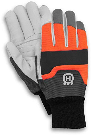 Husqvarna 579 38 02 – 08 Leder, Kunstleder, Neopren grau, orange 1Stück (die) Schutzhandschuh