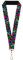 Buckle-Down Damen Lanyard-1.0-Sketch Skull/Star/Heart/Checker Black/Multi Schlsselanhnger, Mehrfarbig, Einheitsgröße