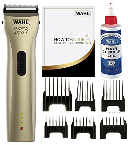 Wahl Super Groom Cordless Pet Clipper (UK Charger) (One Size) (Chrome)