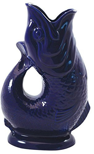 Wade Ceramics Blue Gluggle Jug, Large