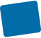 Fellowes Mauspad aus Schaumstoff, Mousepad mit Rutschfester Unterseite, langlebige Polyesteroberfläche, aus 50% recyceltem Material, Maße: 18,6 x 22,4 x 0,6 cm, Farbe: blau