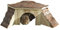 Kerbl Nagerhaus mit zwei Rampen (Farbe Natur, L x B x H 37 x 37 x 16, mit zwei Rampen, Dach dient als Aussichtsplattform) 82771