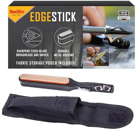 Smith's 50047 Edge Stick Aiguiseur de couteaux d'extérieur Noir