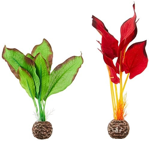 biOrb Jeu de plantes en soie S en vert et rouge