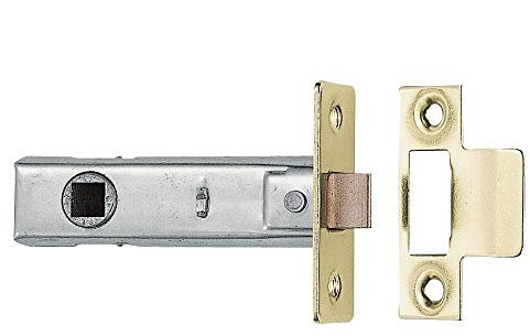 64mm Tubular Mortice Latch Brass