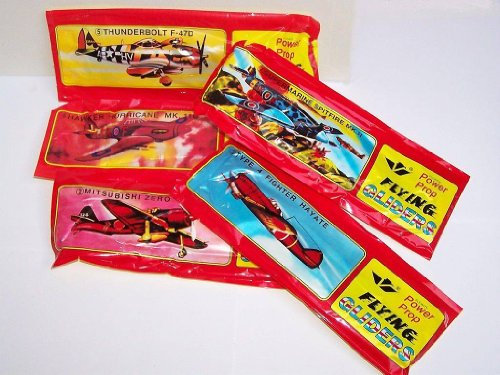 5 x Kult Styroporflieger mit verschiedene Motiven