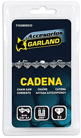 Garland - Cadena 3/8 bajo perfil 0,050 33 eslabones