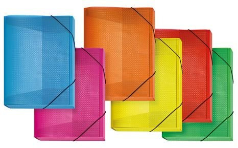 VELOFLEX Heftbox A4 PP Velocolor farbig Sortiert