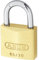 ABUS Vorhängeschloss Messing 65/30 - 2er Set, gleichschließend - Schlosskörper aus massivem Messing - gehärteter Stahlbügel - ABUS-Sicherheitslevel 4