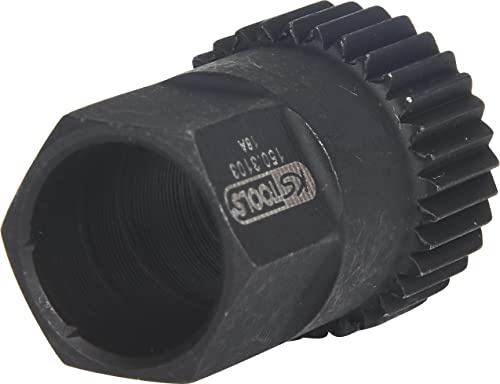 KS Tools 150.3103 Douille percée Clé 22 x 33 dents | Douille percée clé 15x33 dents, chrome vanadium, résistant
