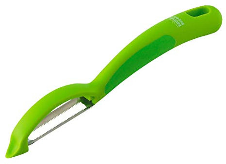 KUHN RIKON Serrated Piranha “Swivel” Peeler 7.25” Green