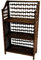 ORIENTAL Furniture Regal aus Naturfaser, 84 cm, Mokka