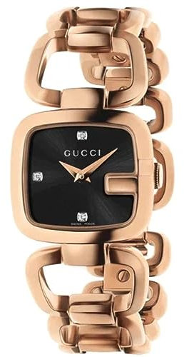 Gucci YA125512 Ladies G Rose Gold Watch