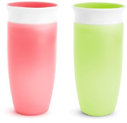 Munchkin Miracle 360 BPA Free Sippy Cup 10 ounce, 3 Count (Green Blue Orange) by Munchkin