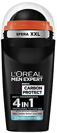 L'Oréal Paris Men Expert Carbon Protect Lufterfrischer Roll On Anti-Transpirant Carbon Protect