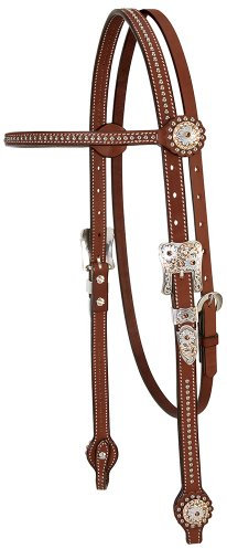 Weaver Leather Unisex-Erwachsene Showtime B/Band HDSTL, Braun Halfter, Horse