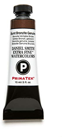 Daniel Smith Extra Fine Watercolor Paint, 15ml Tube, Burnt Bronzite Genuine, 284600204, 0.5 Fl Oz (Pack of 1)