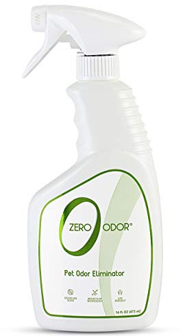 Zero Odor Pet Odor Eliminator - Air Cleaner, Purifier & Deodorizer - More Than an Air Freshener - Actually Eliminates Odors at a Molecular Level - Trigger Spray (16 ounces)