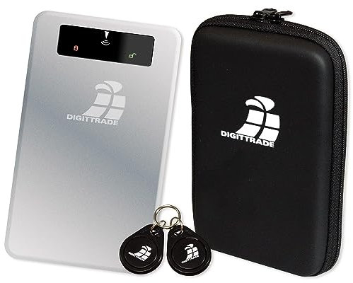 Digittrade Externe Festplatte 500GB 2 5 Zoll USB 3.0 RS256 RFID Security Mobile HDD SATA (6,4 cm, 5400rpm, 256-Bit AES Verschlüsselung, Anti-Schock) SSD
