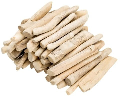 NaDeco Treibholz in Natur, getrommelt, Größe ca. 12-15cm, Gewicht ca. 1kg | Drift Wood | Dekoholz | Driftwood | Schwemmholz | Wood | Maritime Dekoration | Bastelholz | Natürliche Dekoration