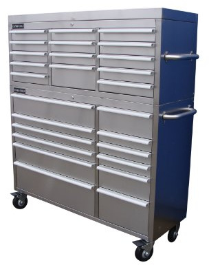 US PRO STAINLESS STEEL TOOL CHEST TOOL BOX WORKBENCH 54