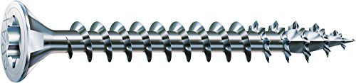SPAX Universalschraube, 4,0 x 50 mm, 200 Stück, T-STAR plus, Senkkopf, Vollgewinde, 4CUT, WIROX A3J, 1191010400503