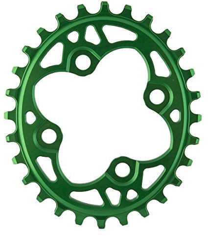 Plato ABSOLUTE Black MTB Ovalado 64 BCD Green 28T