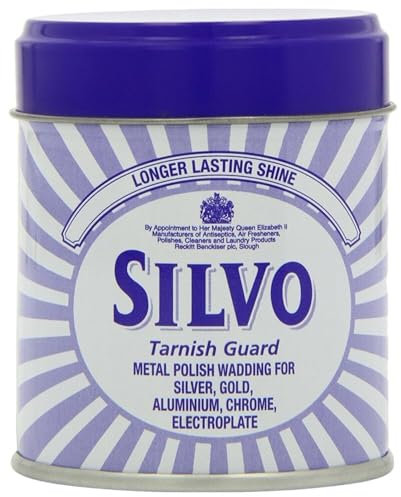 Silvo Silver Polish Wadding x 4 – Long-Lasting Shine for Jewellery, Silverware, and Metal Cleaning
