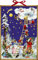Wand-Adventskalender - Nostalgische Himmelsleiter
