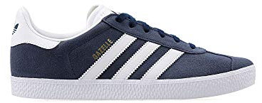 adidas Gazelle J, Sneakers Unisex - Bambini e ragazzi, Blu Collegiate Navy Ftwr White Ftwr White, 36 2/3 EU