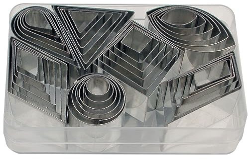 Städter Garnier-Ausstecher ca. 0,7–4 cm, Edelstahl, Silber