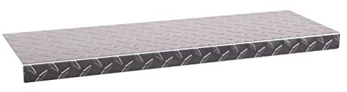 Stufenmatten aus Aluminium matt rechteckig 60x18cm SET=15 Stück ALU SZAGATO | Made in Germany Treppenmatte eckig Stufenmatte ALU Metall