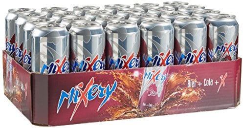 Mixery Cola + X Biermischgetränk, 24er Pack, EINWEG (24 x 500ml)