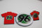 Promotion & Beyond Hannover 96 HSV Fanset 3 teilig Trikot Pin, Magnet, Trikotmagnet Anstecker Bundesliga