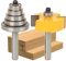 Yonico 14705q 1/2-Inch Height with 6 Bearings Rabbet Router Bit & Bearing Set 1/4-Inch Shank