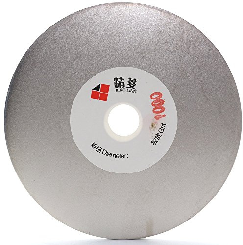 JOINER Diamond Coated Flat Lap Disk Grinding Polishing Wheel 4 inch 100mm Arbor 5/8 Grit 1000 Fine