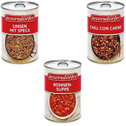 Suppen Herzhaftes Probierset 3 Sorten, in Dosen (3x400g)