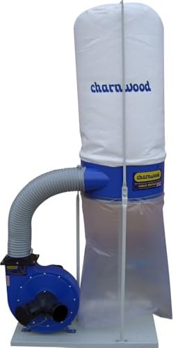 CHARNWOOD W691 Woodworking Dust & Chip Extractor, 1500w, 2hp, 148 Litre Capacity
