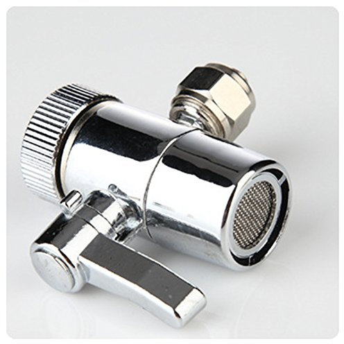 Malida deviatore per Counter top filtri acqua rubinetto adattatore, 1/5,1 cm filettatura femmina con tubo a 1/10,2 cm.