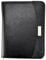 Arpan A5 Zipped Business Executive Conference Folder with Calculator & Pad Ring Binder Portfolio - Black