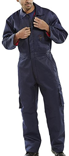 CLICK QUILTED BOILERSUIT NAVY BLUE 48