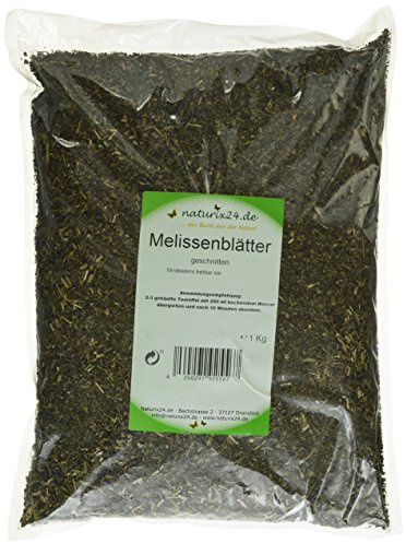 Naturix24 Melissentee, Melissenblätter geschnitten – Beutel, 1er Pack (1 x 1 kg)