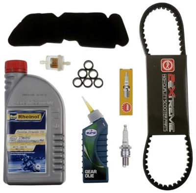 2EXTREME Inspektionsset Version 2 50ccm kompatibel für Piaggio NRG, NRG MC2 MC3 Power, NTT, Quartz, Sfera, TPH, Storm, Zip, Vespa ET2 LX, LXV, Gilera Runner, Ice, DNA, Storm, Aprilia SR, Derbi GP1